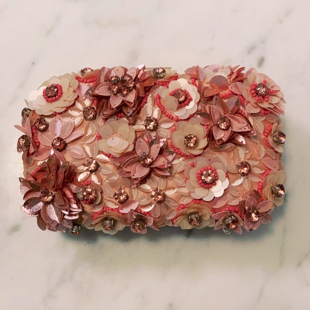SENSO DI DONNA BIJOU BRIGITTE CLUTCH Shoulder CHAI